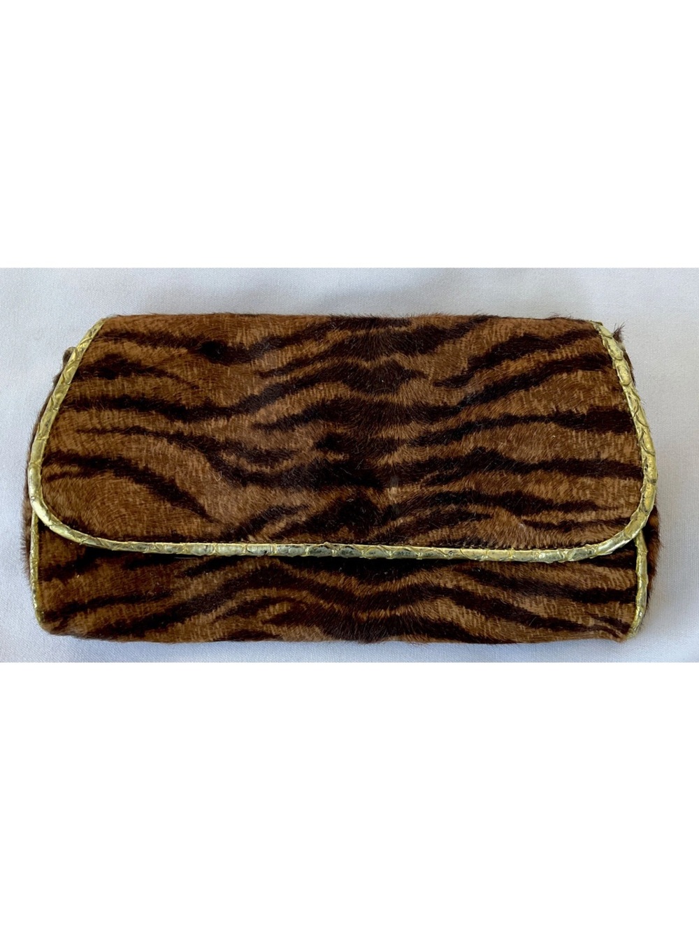Malini & Sulaika Striped Clutch / Hand Bag